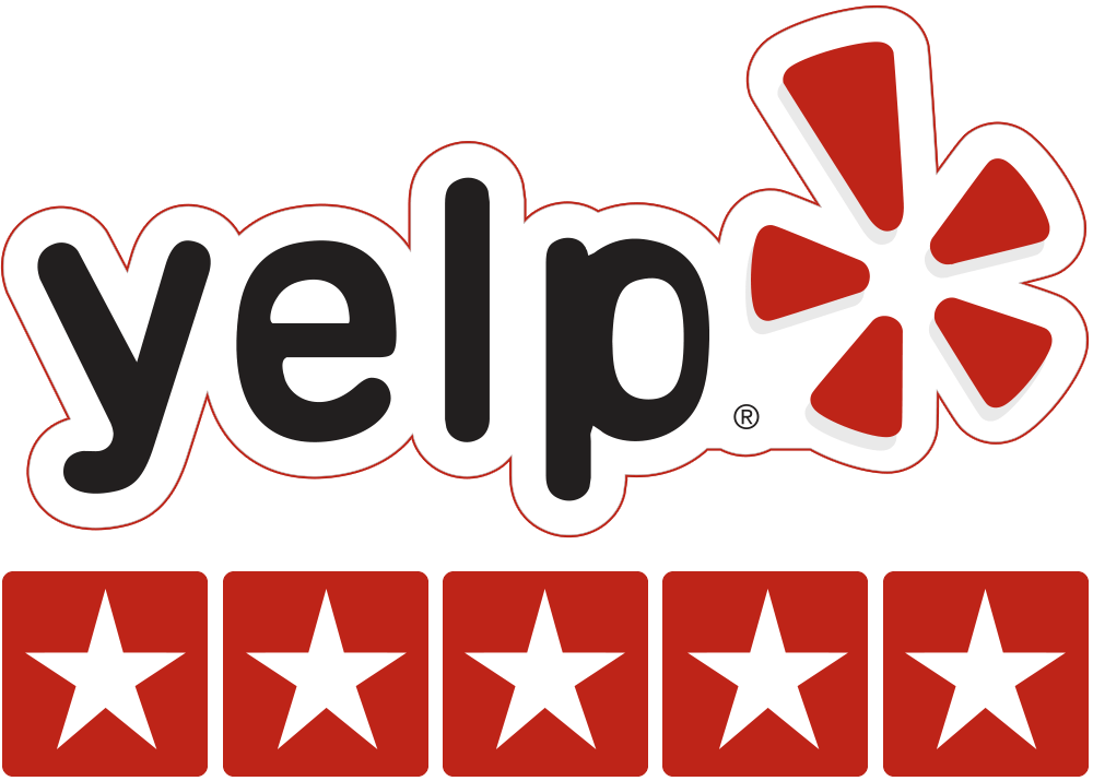 5 star reviews on yelp!